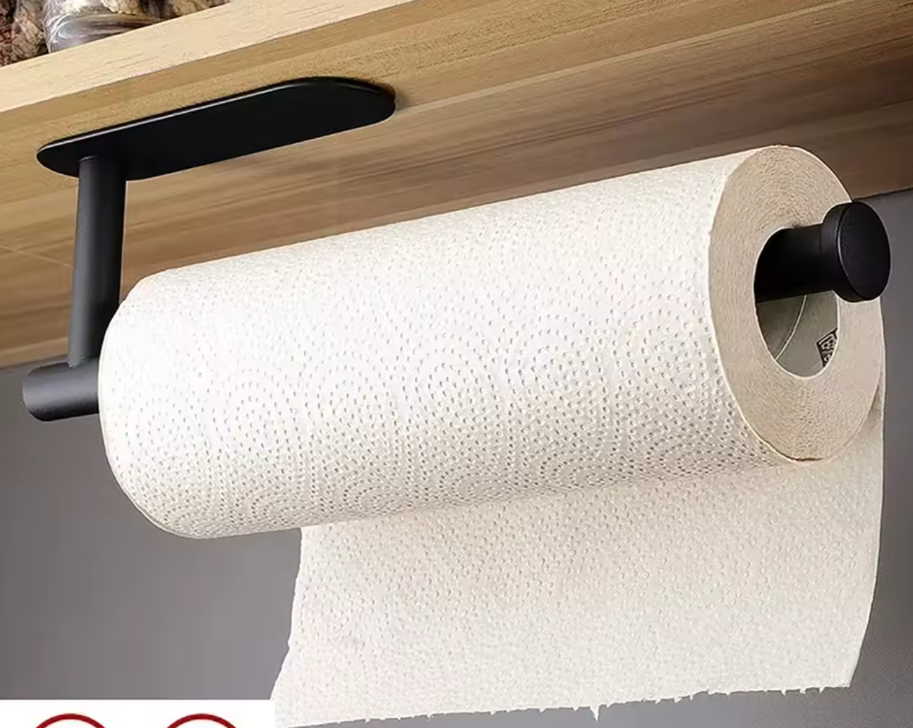 Soportes adhesivos para papel de cocina