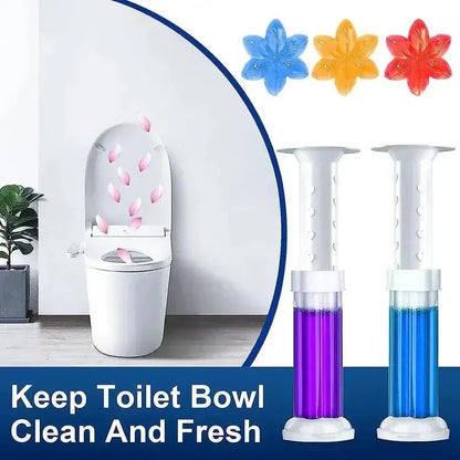 Toilet Cleaner Gel Stick, Solid Aromatherapy Air Freshener, Long Lasting Fragrance Deodorizer for Bathroom Odor Elimination