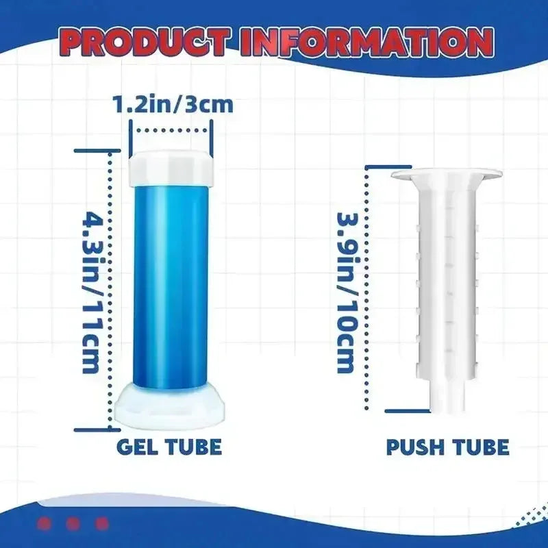 Toilet Cleaner Gel Stick, Solid Aromatherapy Air Freshener, Long Lasting Fragrance Deodorizer for Bathroom Odor Elimination