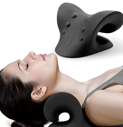 Almohada en forma de C para relajar cuello y hombros