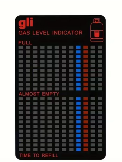 Indicador práctico de nivel de gas (propano, butano, GLP) para depósitos de combustible