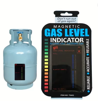 Indicador práctico de nivel de gas (propano, butano, GLP) para depósitos de combustible