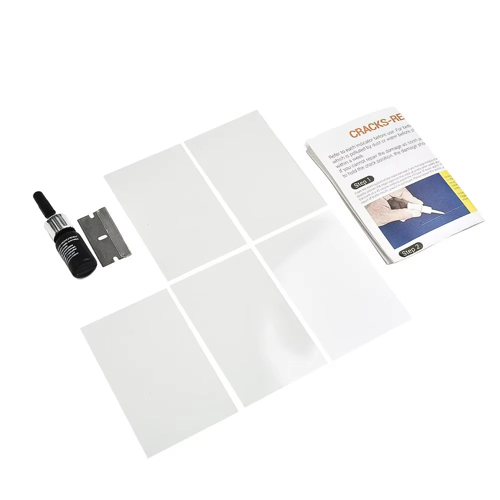 3Ml Auto Vehicle Casement Fix Tool 1Set Car Windshield Windscreen Glass Repair Resin Kit Repair Window Cracks Maintenance Tools